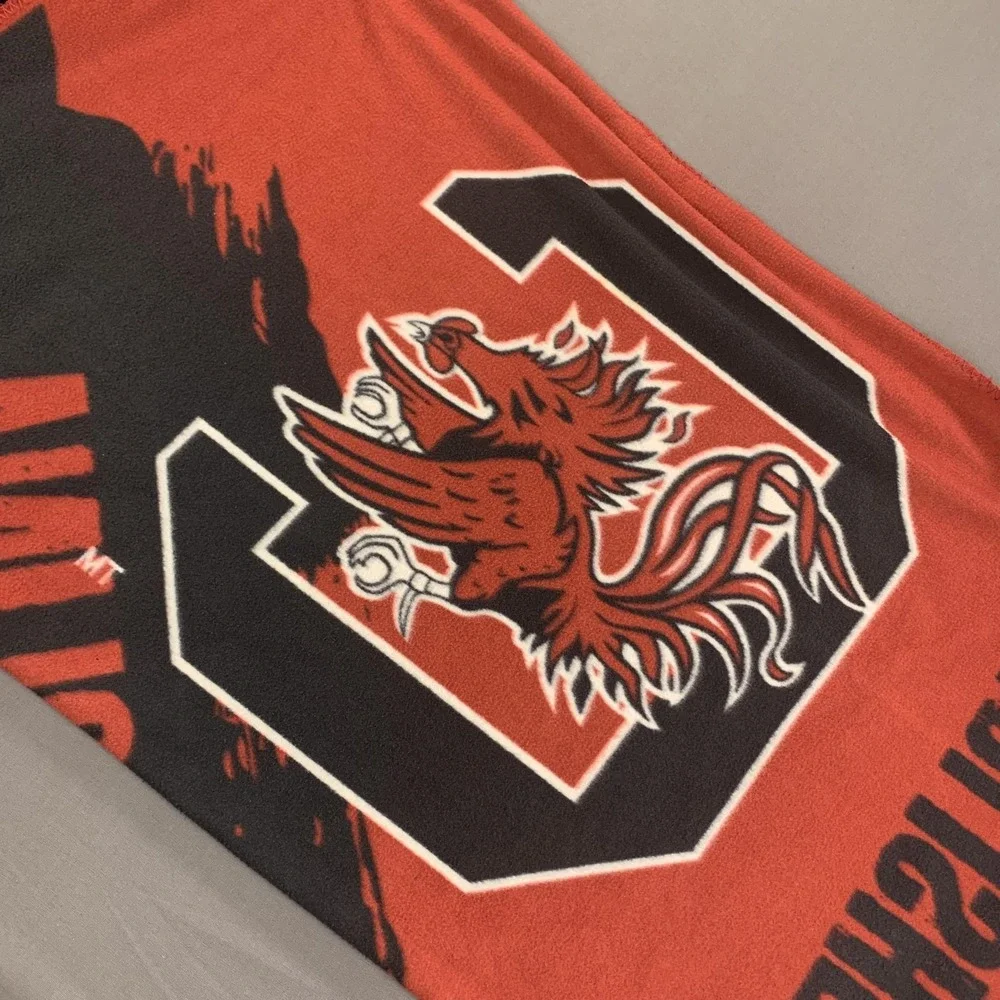 South Carolina Gamecocks‎ Blanket Fleece Throw Red Black NCAA College Northwest